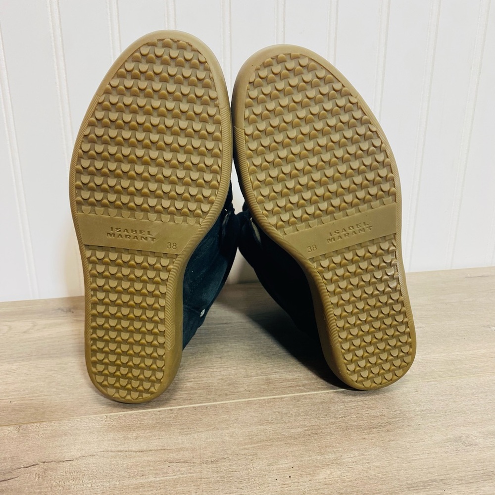 Brand new Isabel Marant bekett leather wedge sneakers size 7,5 no box - Picture 11 of 13